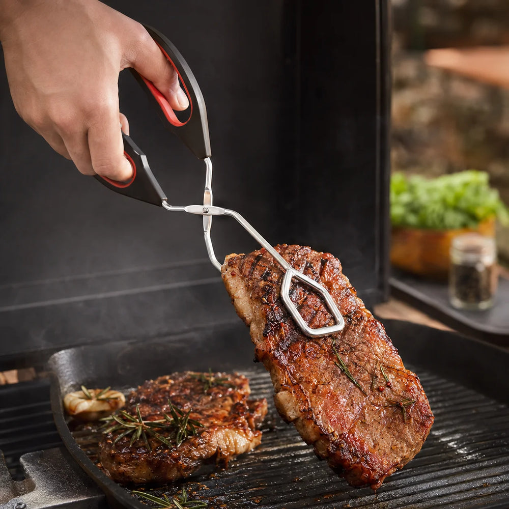 Grilltång med Saxgrepp – 3 Storlekar